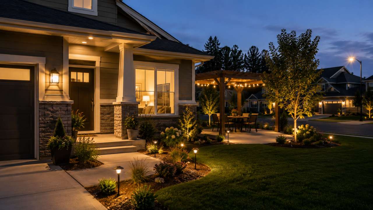 indoor outdoor lighting Commercial Solar Billings Montana